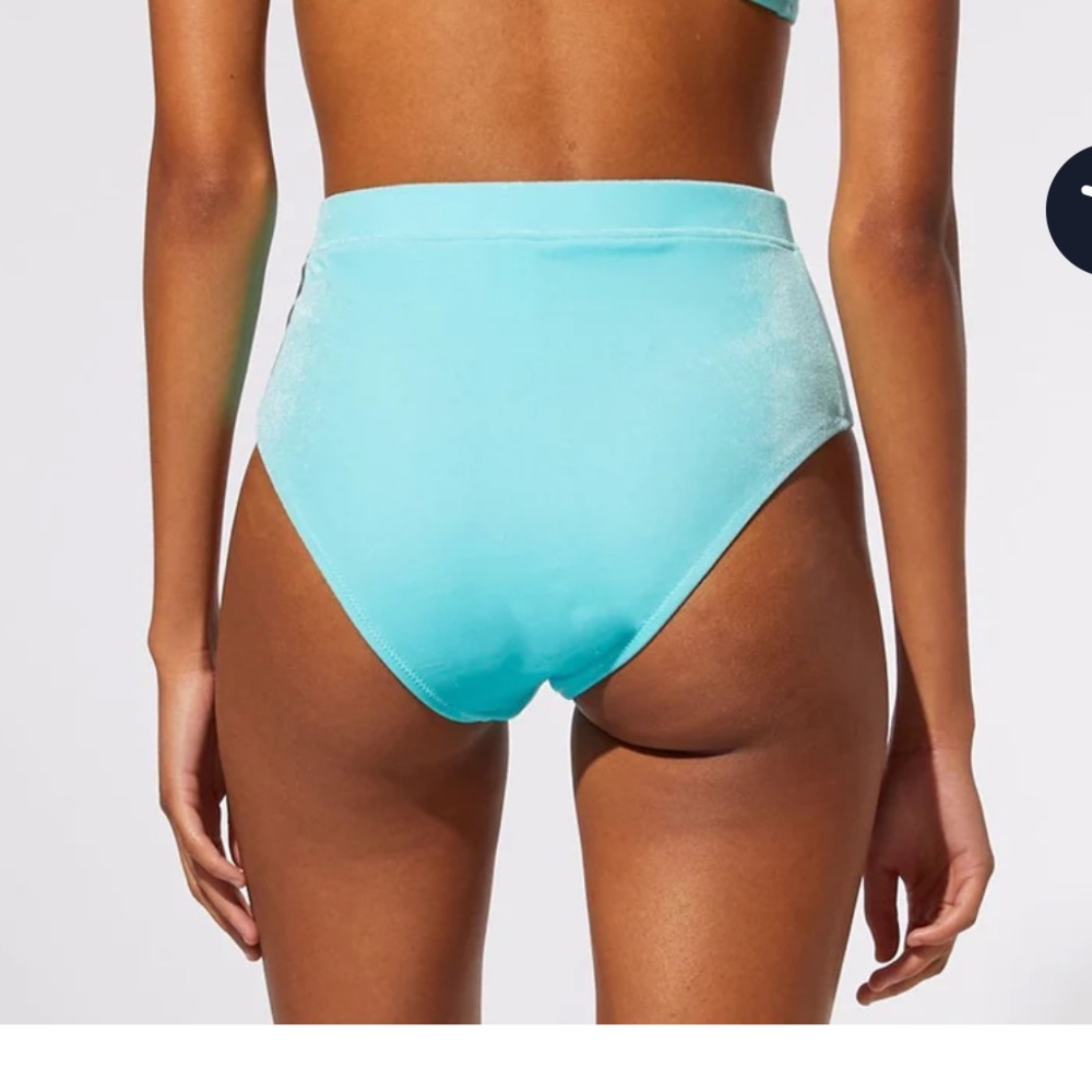 Nwt Solid & Striped The Cora Bottom Solid Velvet … - image 3